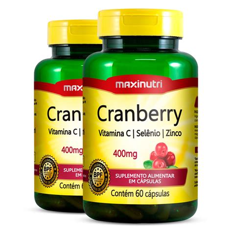 Kit Cranberry Maxinutri C Psulas Edin