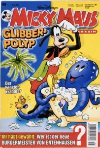 Micky Maus Magazin Goofy And Octopus Cover Illustration By Ray