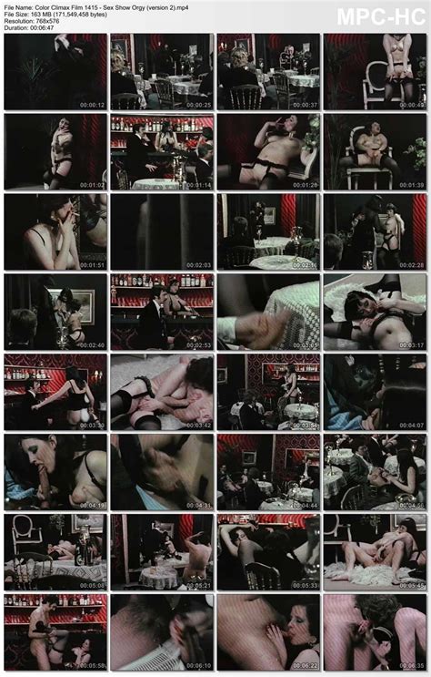 Color Climax Film Sex Show Orgy Classic Erotica