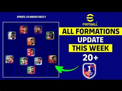 All Hidden Formations Update This Week In EFootball 2023 Mobile 4 1