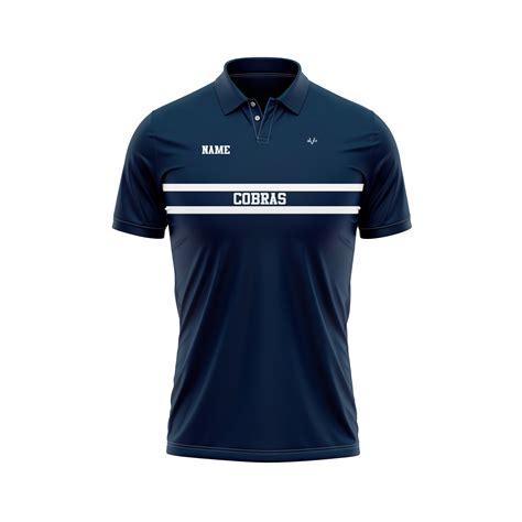 Montclair Cobras Sublimated Polo Shirt Evo9xstore