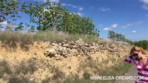Watch Free Elisa Dreams Flashing Naked On The Road Before A Peas Porn Video Camporn Is