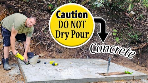 Is Dry Pour Concrete The Best Way Hand Mixed Concrete Pour For A Perfect Slab That Will Last