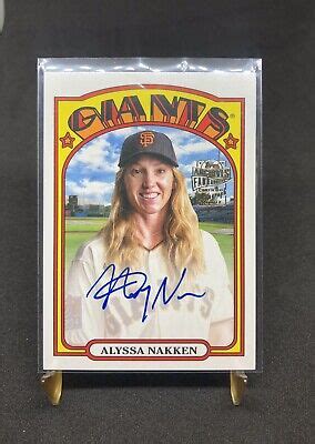 Topps Archives Fan Favorites Autograph Alyssa Nakken Ff An