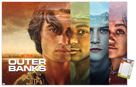 netflix outer banks faces wall poster    walmartcom