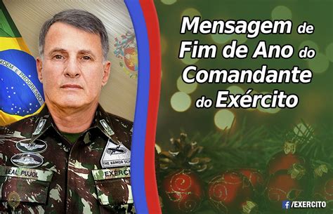 Coluna Acontecendo Mensagem De Fim De Ano Do Comandante Do Ex Rcito