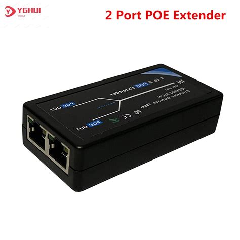 Extensor Poe De Puertos Mbps Ieee Af Entrada Salida