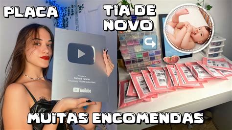 Minha Placa Chegou Muitas Encomendas E Vou Ser Tia De Novo