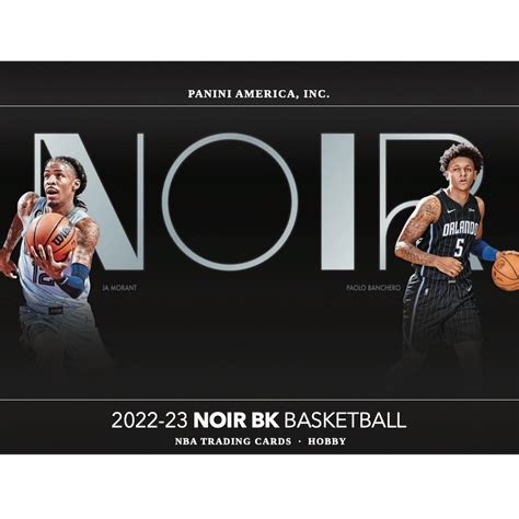 2022 23 Panini Noir Basketball Checklist Team Set Details Boxes