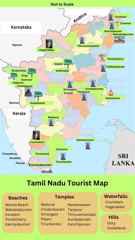 tamil nadu tourist map global wanderlist
