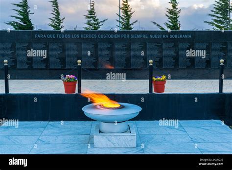 Malvinas Falklands War National Historical Monument Memorial At The