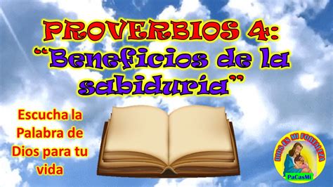 PROVERBIOS 4 BENEFICIOS DE LA SABIDURÍA YouTube