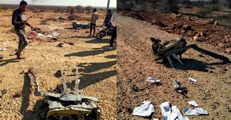 2 Iaf Fighter Jets Crash In Madhya Pradesh One Pilot Dead Manorama