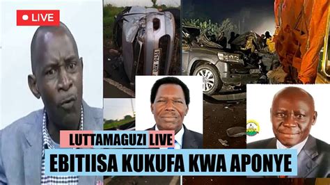 Luttamaguzi Semakula Live Ebitiisa Kukufa Kwa Aponye YouTube