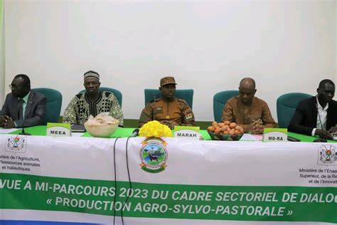 Secteur Production agro sylvo pastorale 2023 Un bilan à mi