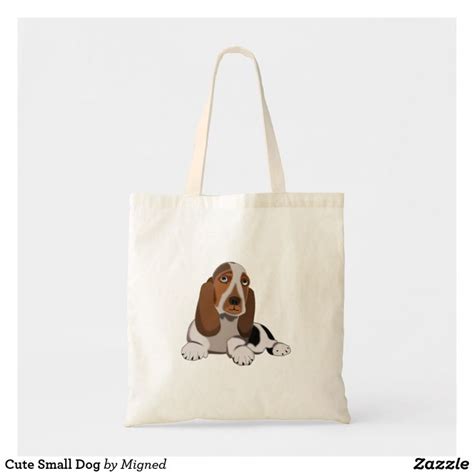 Cute Small Dog Tote Bag | Zazzle