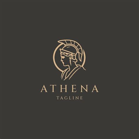 Premium Vector Athena The Goddess Vector Logo Design