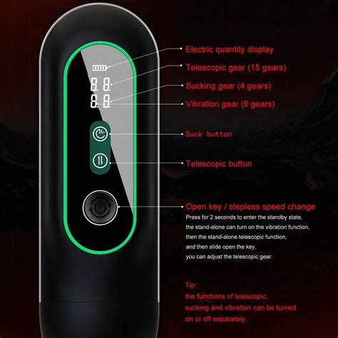 LCD Automatic Telescopic Male Masturbator Cup Sucking Vibrating Masturbation Machine Vagina