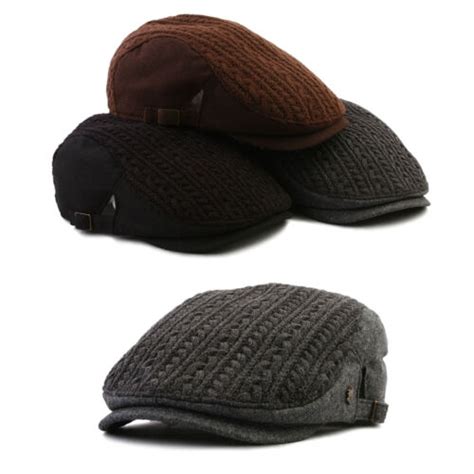 Xl2xl Xxl 6164cm Wool Twisted Unisex Mens Flat Cap Newsboy Cabbie