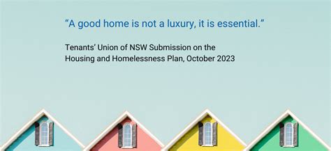 Submission The Housing And Homelessness Plan Tenants Union