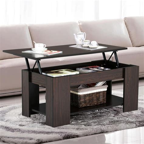 Yaheetech Lift Up Top Coffee Table With Under Storage Best Space