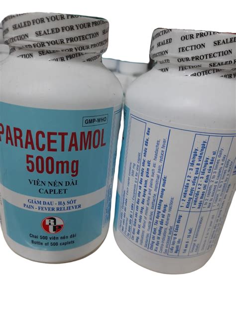 Paracetamol 500mg Us Pharma C500v