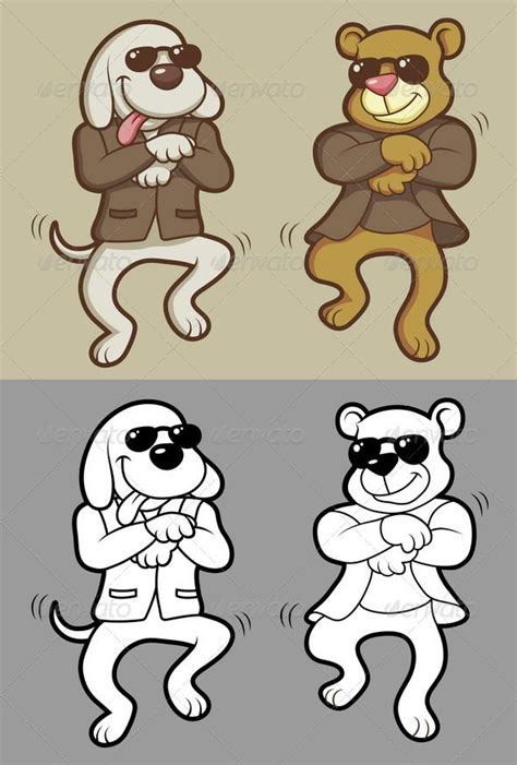 Animals Dancing | Dancing animals, Character dance, Character design