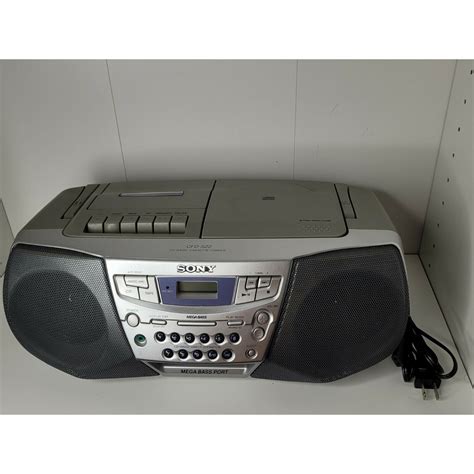 Sony Cfd S22 Mega Bass CD Player AM FM Radio Kassette Boombox Etsy De