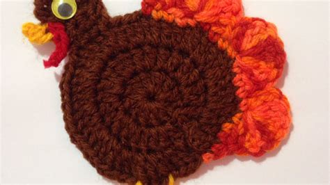 How To Crochet Turkey Coasters For Thanksgiving DIY Crafts Tutorial