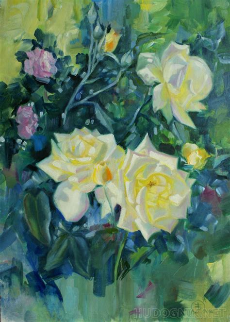 Картина Крымские розы. Размеры: 40x66, Год: 2016, Цена: 40000 рублей ...