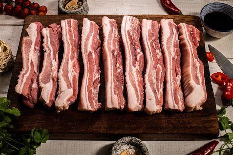 Frozen Pork Belly Slices Boneless Skinless Imported Product Westmeat