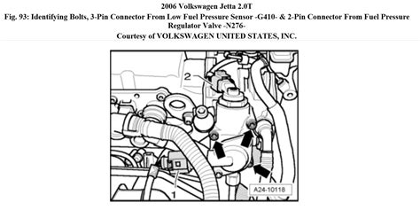 Where Is The Fuel Pressure Regulator On A 2006 Vw Jetta 2 0 Turbo