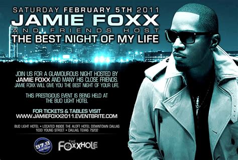 Jamie Foxx hosts "The Best Night of My Life" Super Bowl XLV party at ...