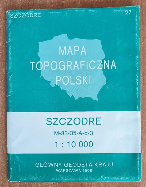 Mapa Topograficzna Polski Niska Cena Na Allegro Pl