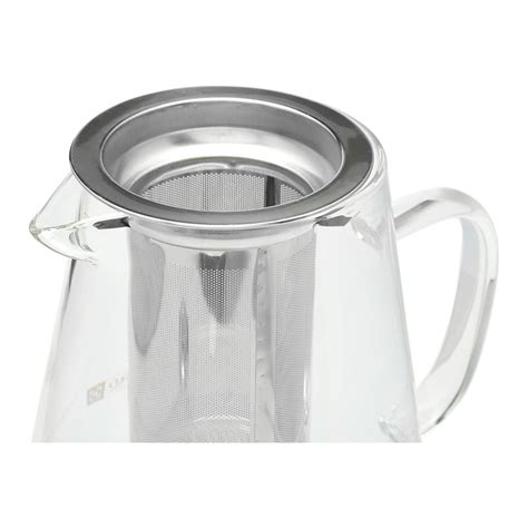 Buy Royalford 950ML Glass Tea Pot With Stainless Steel Strainer At Low