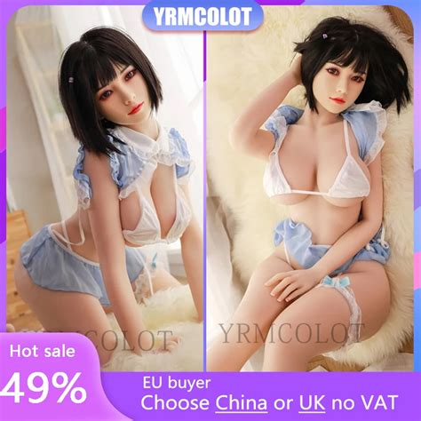 YRMCOLOT New 160cm TPE Silicone Sex Doll Short Hair Girls Adult Love