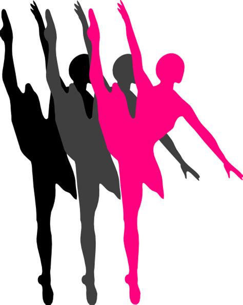 Triple Ballet Dancer Silhouette Clip Art at Clker.com - vector clip art ...