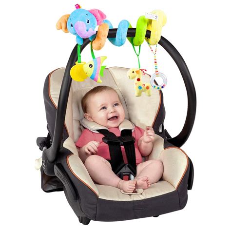 Snapklik.com : Caterbee Baby Car Seat Toys, Hanging Activity Spiral ...