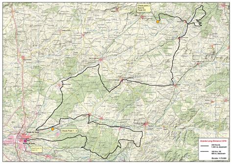 Mapa de carrera de la Spain Long Distance 2016 Aranda – SPAIN LONG DISTANCE