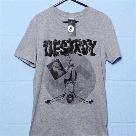 Punk Destroy Bnw T Shirt As Worn By The Sex Depop