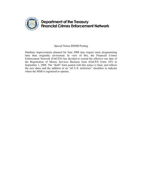 Fincen Form 107 Printable Printable Forms Free Online