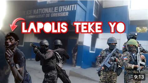 2Jiyè Polisye Swat AK Solda Kenya Yo Fenk Vide Chef Gang Ki Tap Kraze