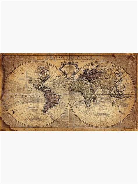 4K Vintage Map Of The World | HD Old World's Map | HD Antique World's ...