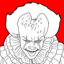 Coloriages Ça pennywise fr hellokids