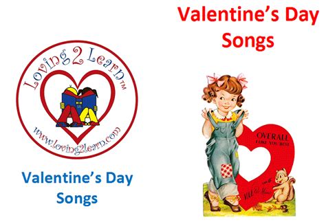 Valentine's Day Songs: Printable Book, Song Lyrics, and Sing Along Video