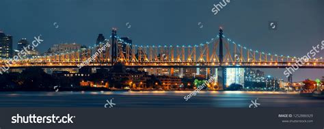 Queensboro Bridge Night Stock Photo 1252886929 | Shutterstock