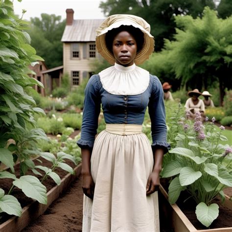 African American Female Slave In S Garden Stable Diffusion Online