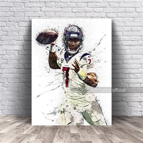 Cj Stroud Poster Houston Texans Leinwand Wrap Wand Kunst Druck