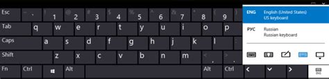 Enable the full keyboard (standard keyboard layout) in the touch ...