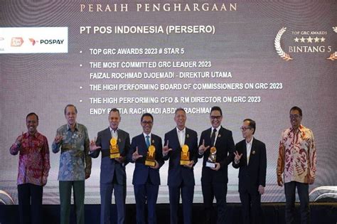 Raih Penghargaan Top Grc Pt Pos Indonesia Dapat Banyak Pembelajaran